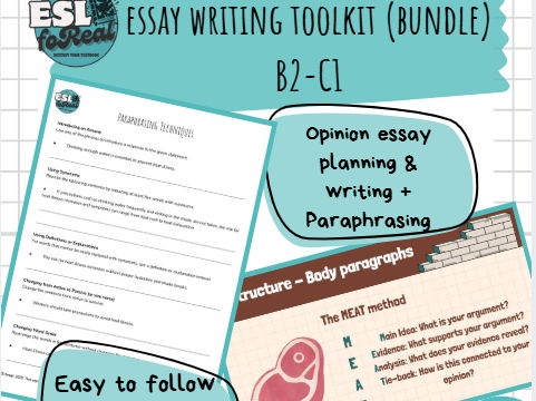Essay Writing Toolkit: Mastering Paraphrasing, Structure & Academic Tone