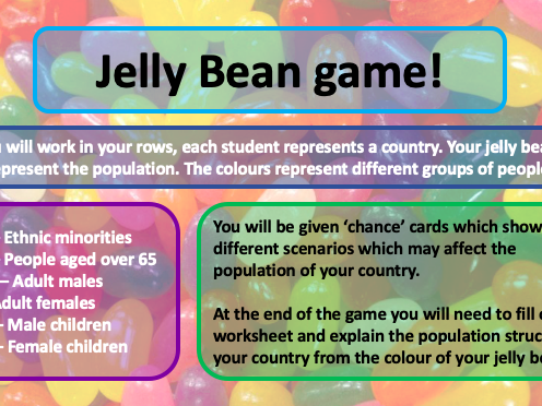 KS3 Jelly Bean Population Game