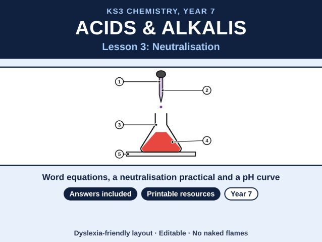 KS3 Chemistry Neutralisation Lesson