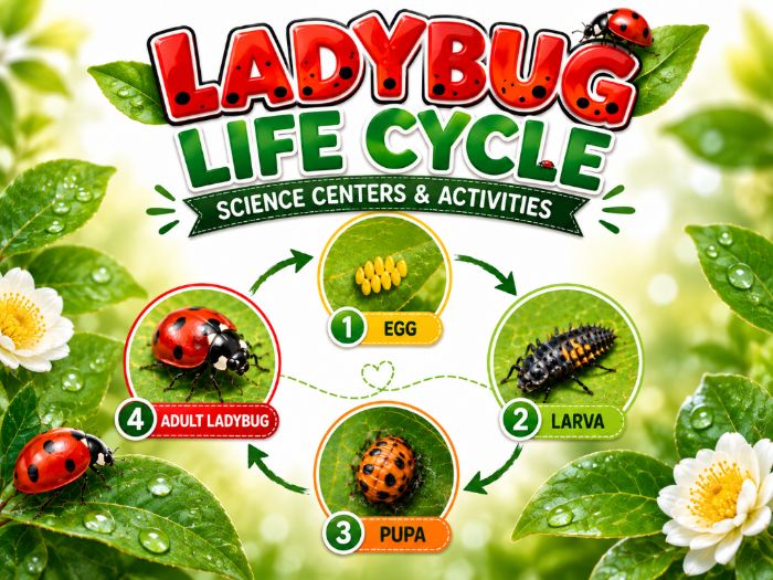 Ladybug Life Cycle Worksheets | Science Centers & Activities | Kindergarten–2nd Grade