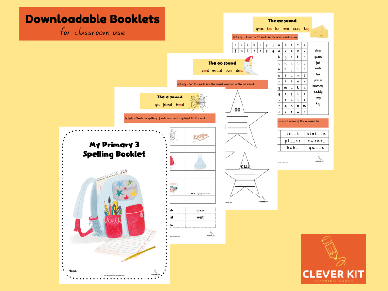 Primary 3 (Year 2) Spelling Booklet