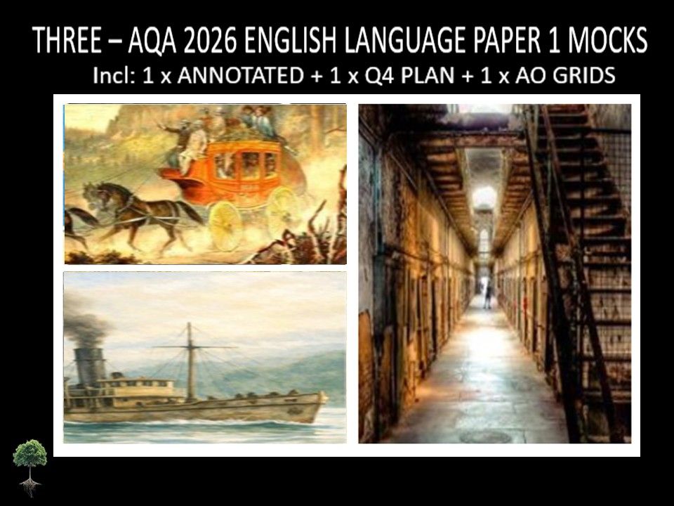 THREE - AQA PAPER 1 | 2026 FULL MOCKS | ANNOTATED | Q4 PLAN | AO GRIDS