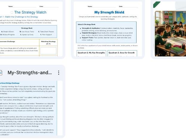 My Strengths & Needs