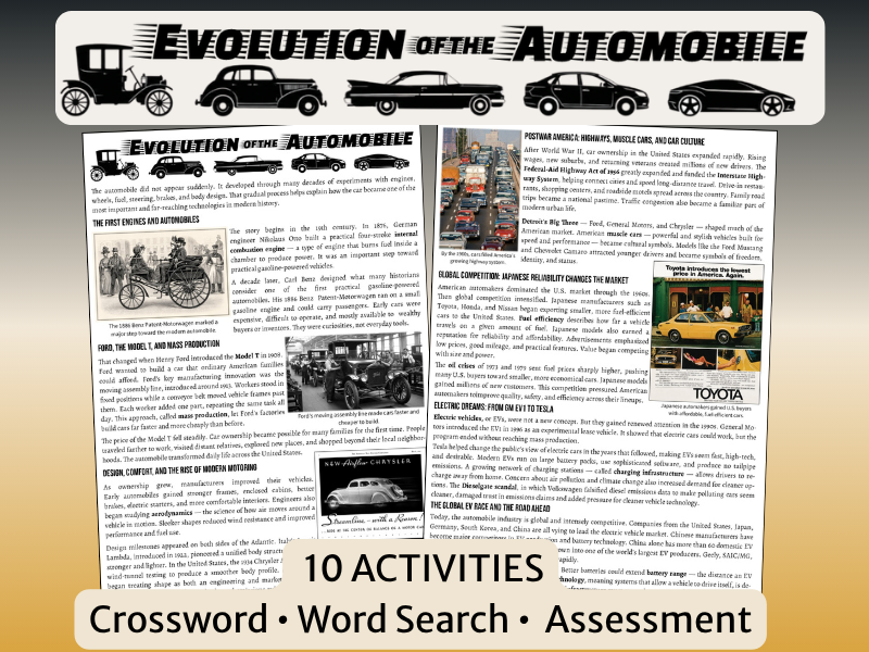 Car History Reading Comprehension