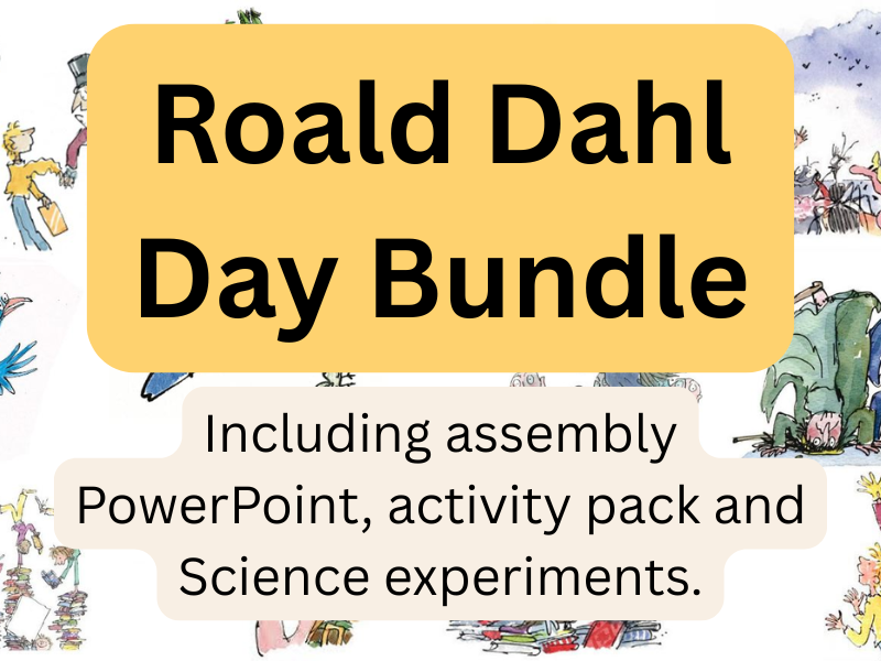 Roald Dahl Mega Bundle – Assembly, Activity Pack & Science Experiments