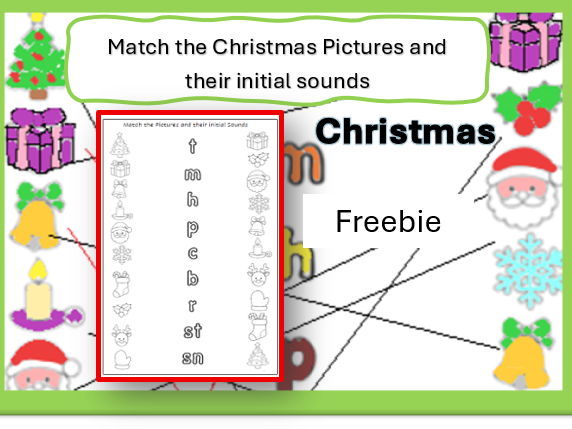 Match the Christmas Pictures and Sounds