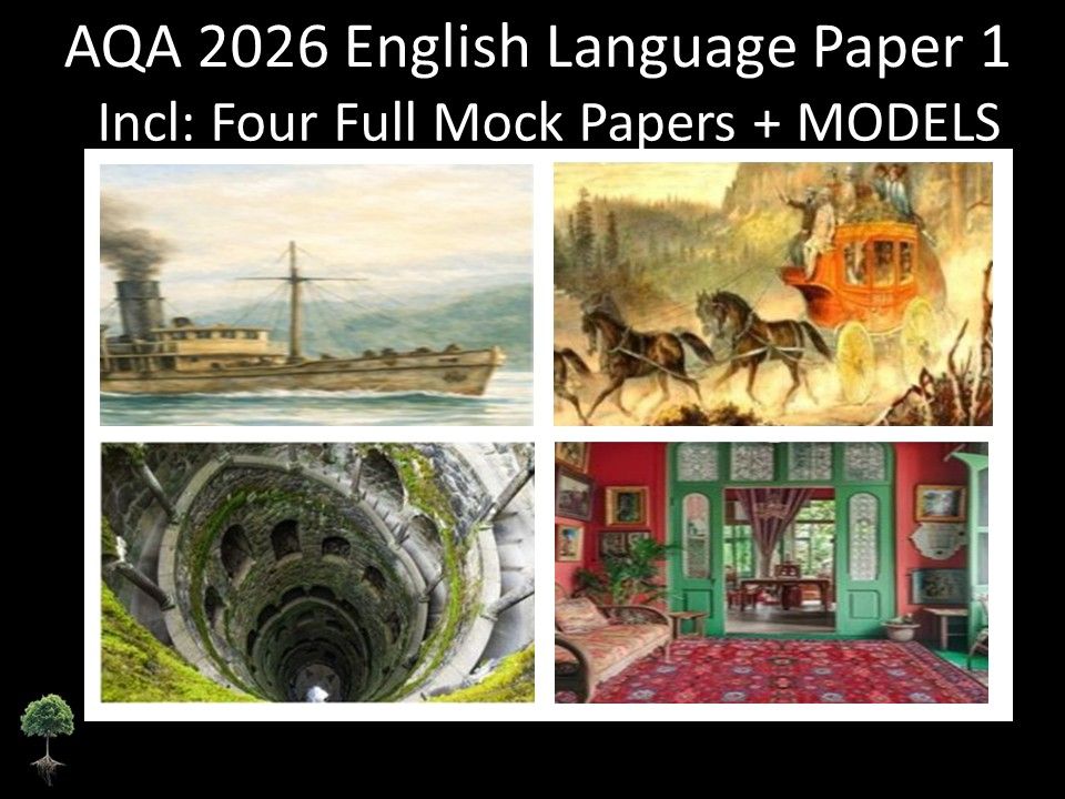 Four AQA 2026 English Language Paper 1 Mocks | Models
