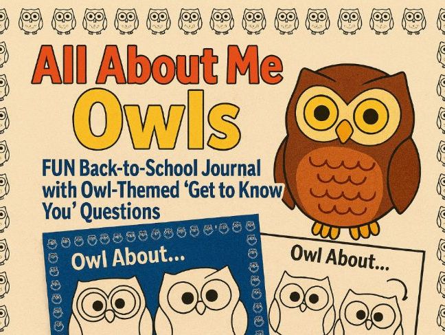 All About Me Owls: Whooo Are You?