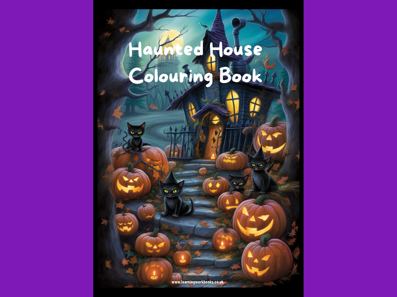 Haunted House Colouring Book