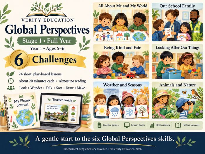Global Perspectives — Stage 1 (Primary) | Complete Year, 6 Enquiry Challenges
