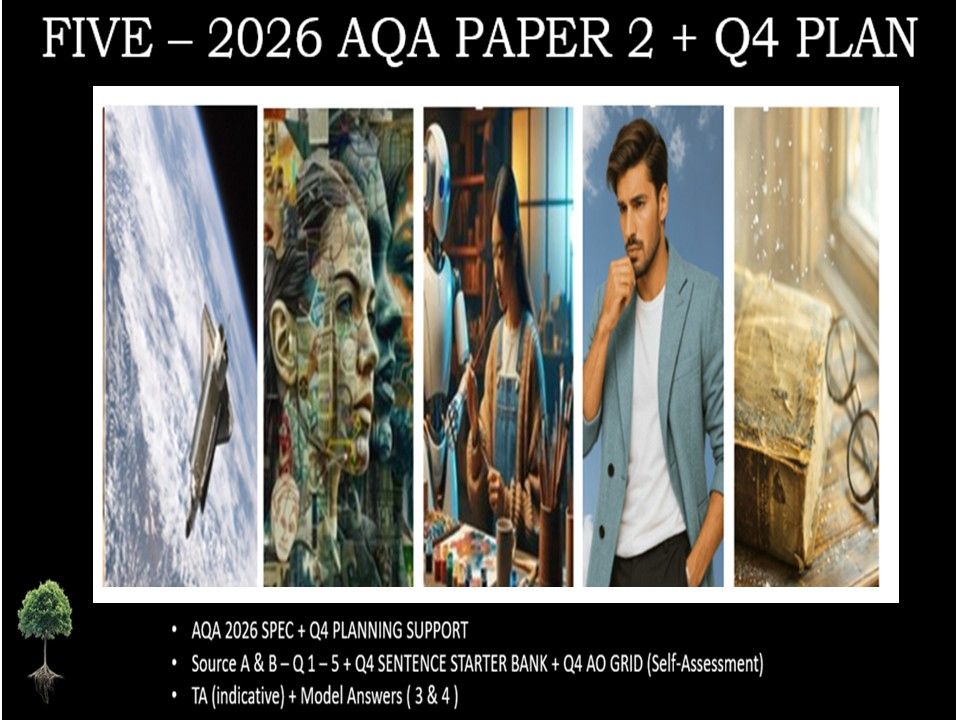 FIVE - AQA PAPER 2 | 2026 FULL MOCKS | Q4 PLAN