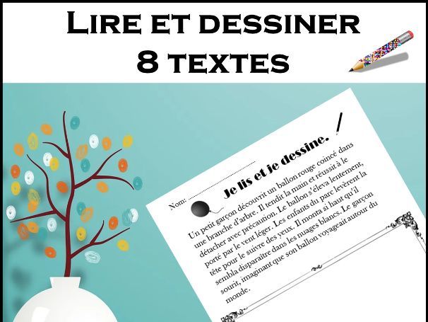 Lire et dessiner - 8 textes / Read and Draw