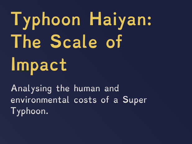 Natural Hazards - Typhoon Haiyan