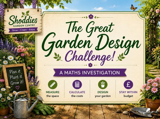 The Great Garden Design Challenge – Year 7 Maths Investigation (Decimals & Problem Solving)