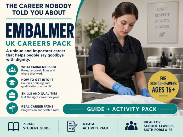 Embalmer UK Careers Lesson Pack