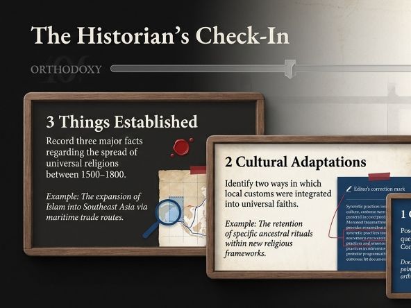 The Emergence of the Modern World – Assessment, Writing and Feedback (Year 8 History)