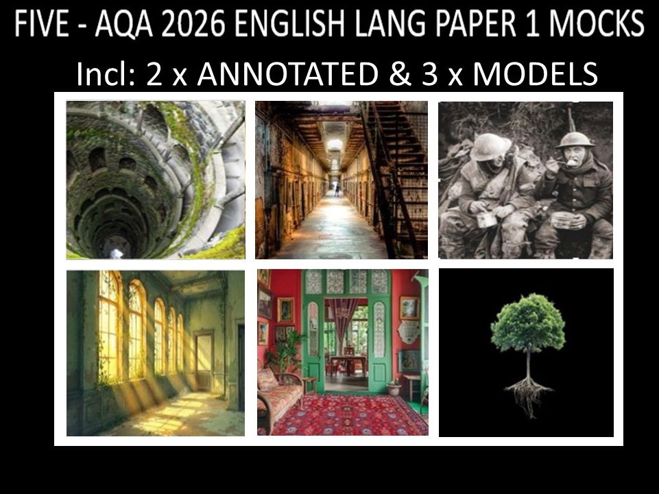 FIVE - AQA PAPER 1 | 2026 FULL MOCKS | ANNOTATED | MODELS