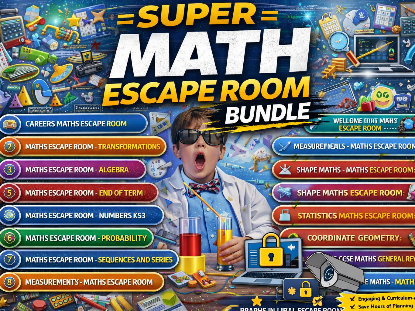 Maths Escape rooms for Secondary