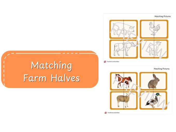 Matching Farm Pictures