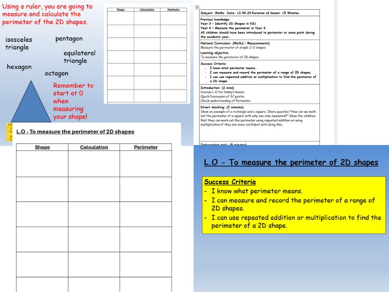 SHORT MATHS INTERVIEW LESSON FINDING PERIMETER
