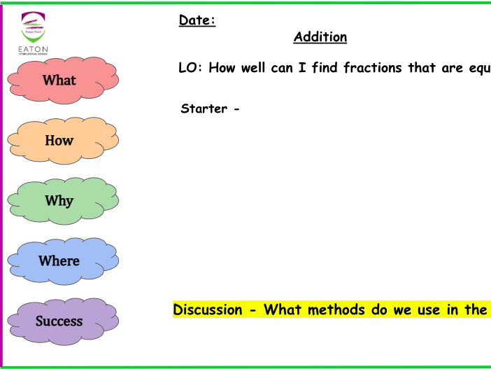 Primary - Column Method Addition