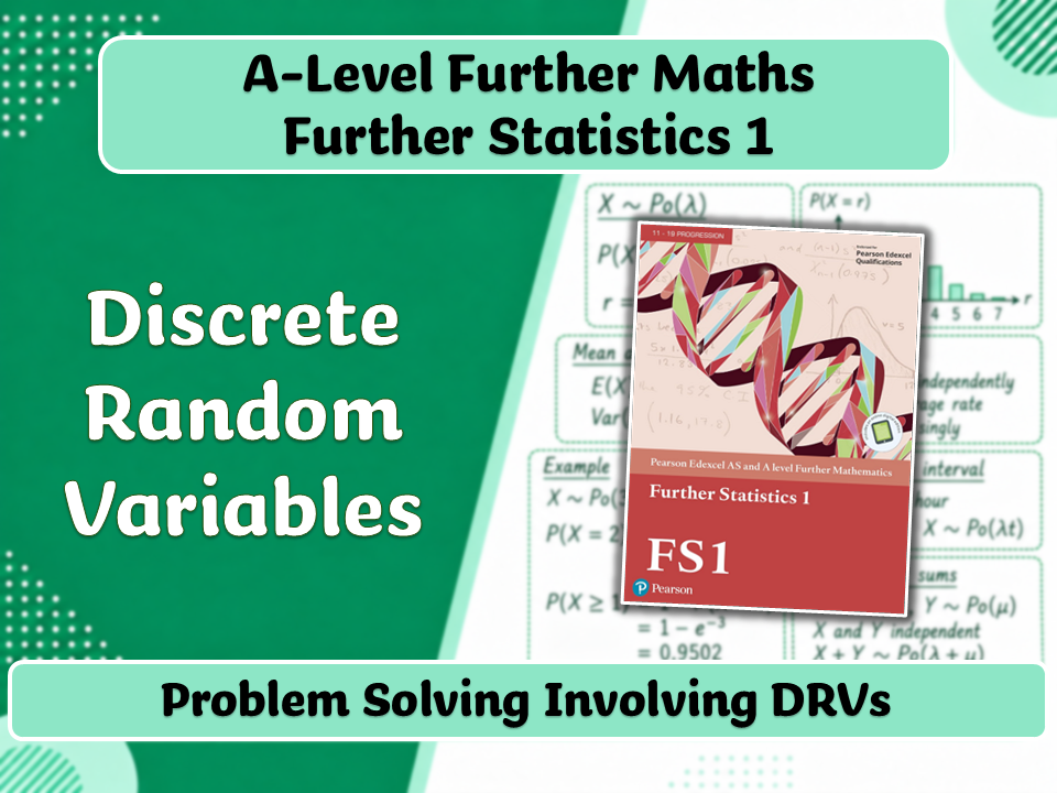 A-Level Further Maths | FS1 | Solving Problems Involving Discrete Random Variables