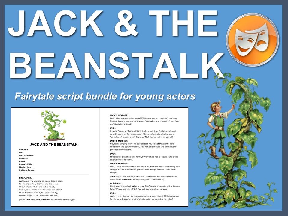 Jack and the Beanstalk: Fairytale script bundle for young actors