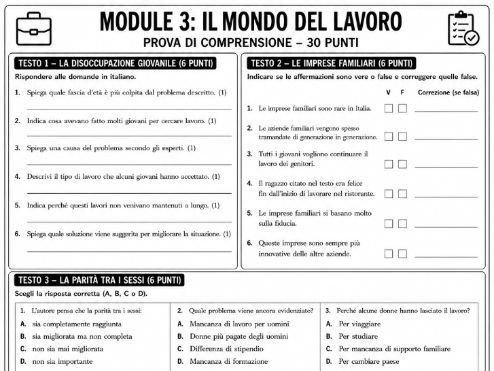 Italian A level listening - theme 1: Tema 1: I cambiamenti della società italiana