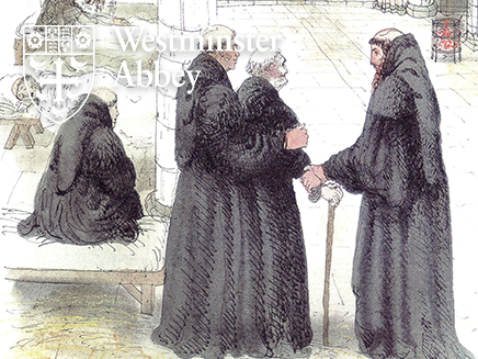 Monks at Westminster Abbey source activity