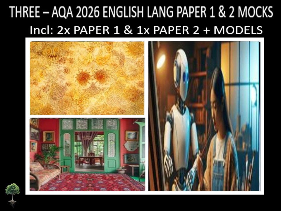 THREE - AQA PAPER 1 & 2 | 2026 FULL MOCKS | MODELS
