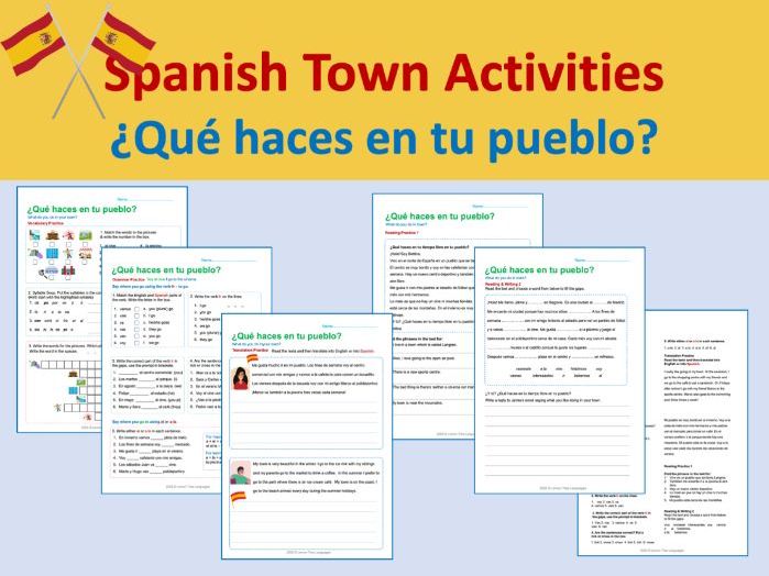 Spanish - What do you do in your town?