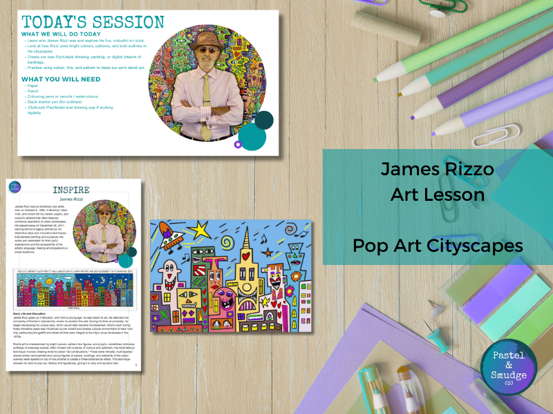James Rizzi Pop Art Cityscapes – KS2/KS3 Art Lesson (SEN Adaptable)