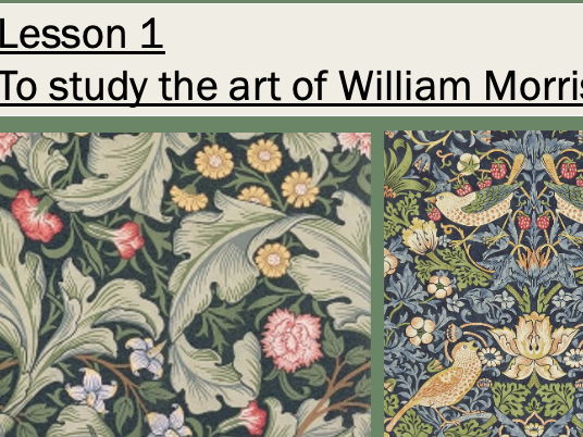 William Morris Art Unit KS2