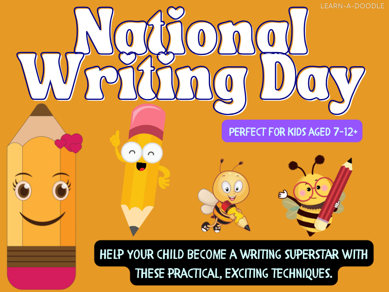 National Writing Day: Tips & Tricks for Kids to Become Writing Superstars