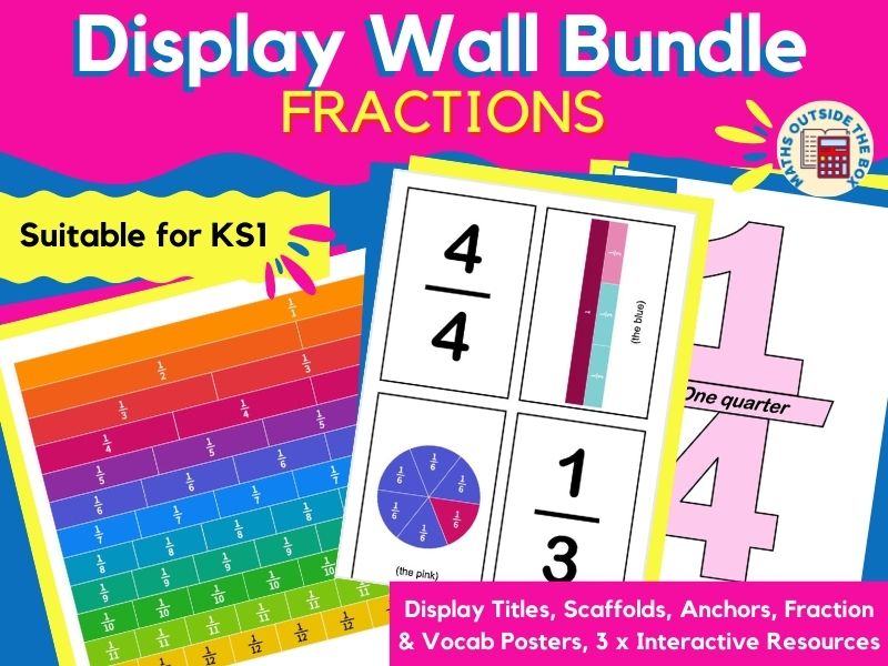 Fractions Wall Display Bundle (KS1)