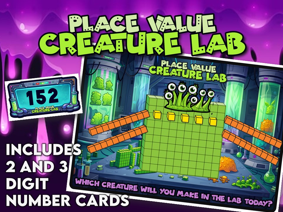 Place Value: Creature Lab (for Base 10)