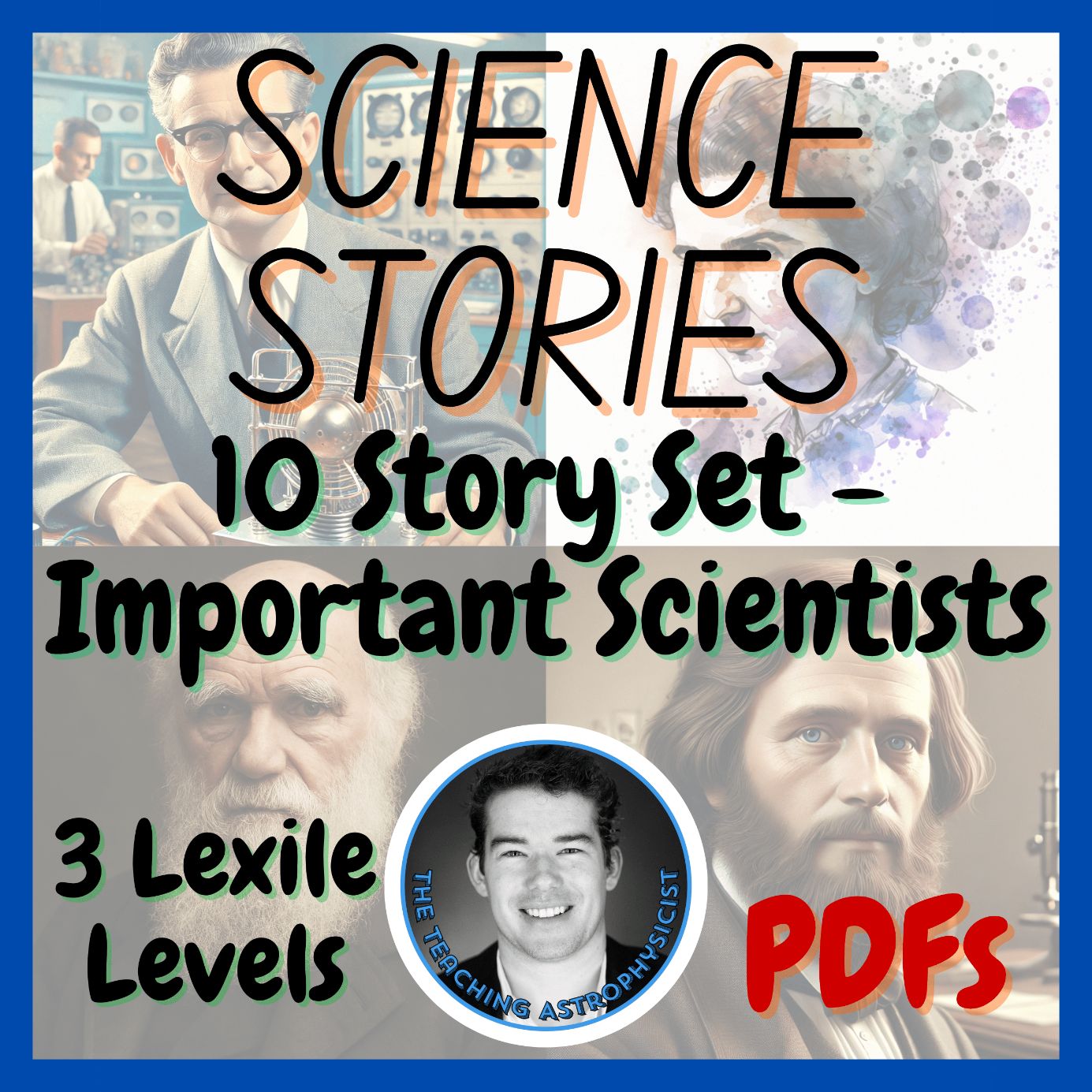 Science Stories Set of 10 | 850L 1050L 1200L | Famous Scientists & Inventors