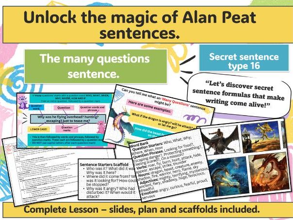 'Many Questions' Sentences  -  COMPLETE LESSON (ALAN PEAT) FULLY UPDATED 2025