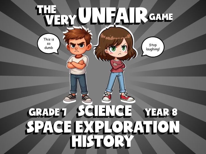 Space Exploration History VERY UNFAIR GAME | No-Prep Year 8 Science Review Activity