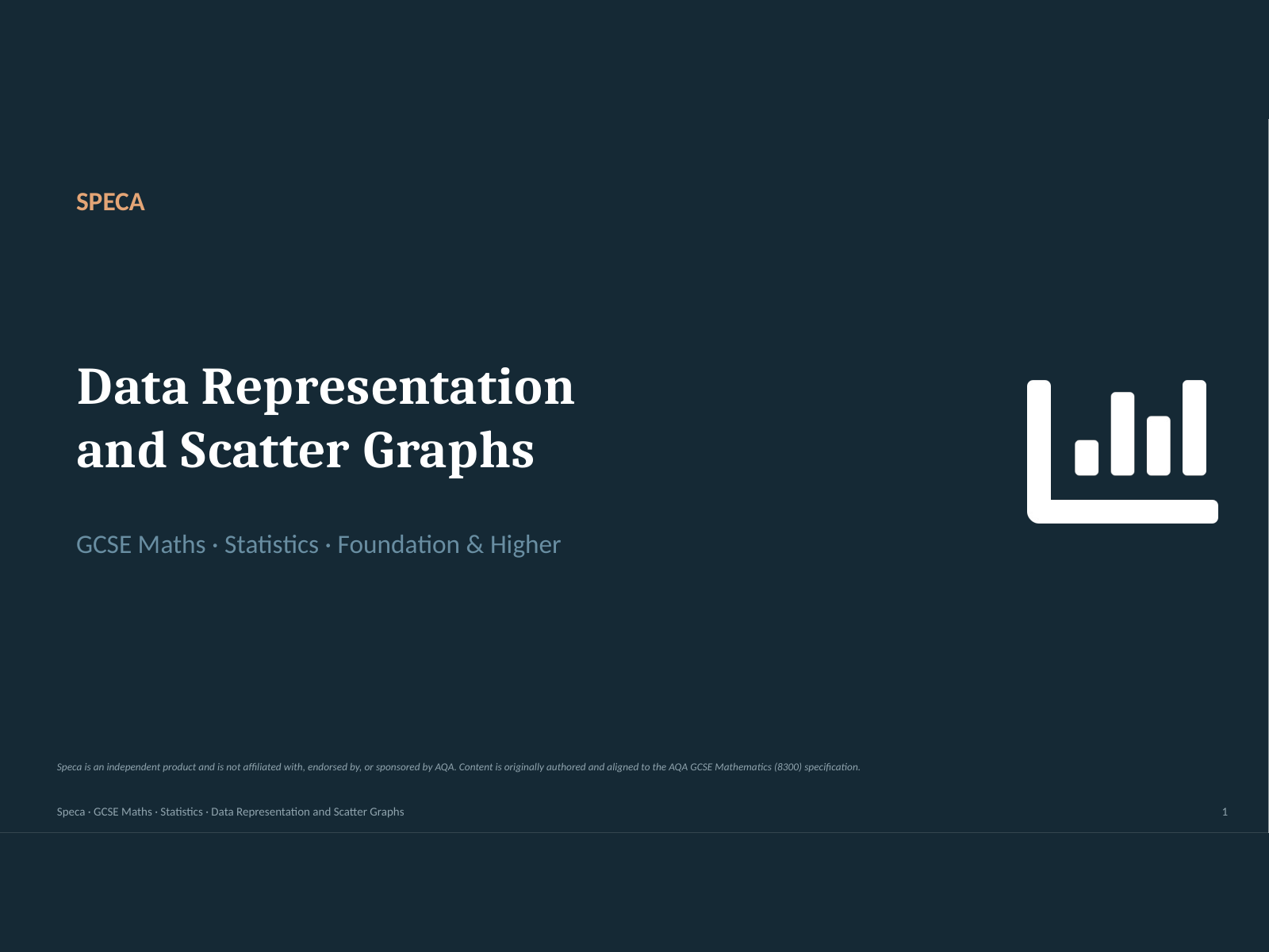 Data representation and scatter graphs: complete AQA GCSE lesson bundle