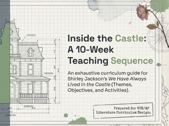 We Have Always Lived in the Castle Novel Study Unit | Senior English Gothic