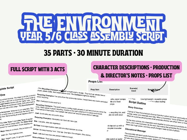 UKS2 The Environment Assembly Script