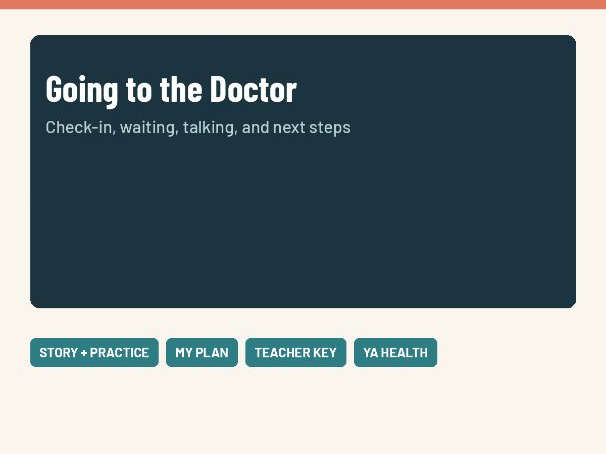 Social Narrative: Going to the Doctor | Young Adult Health