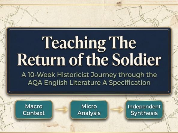 The Return of the Soldier Novel Study Unit | Senior English Literary Analysis |