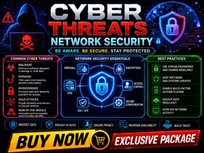 Cyber Threats - Network Security | Complete Lesson Pack for Cambridge IGCSE, AS & A-Level CS