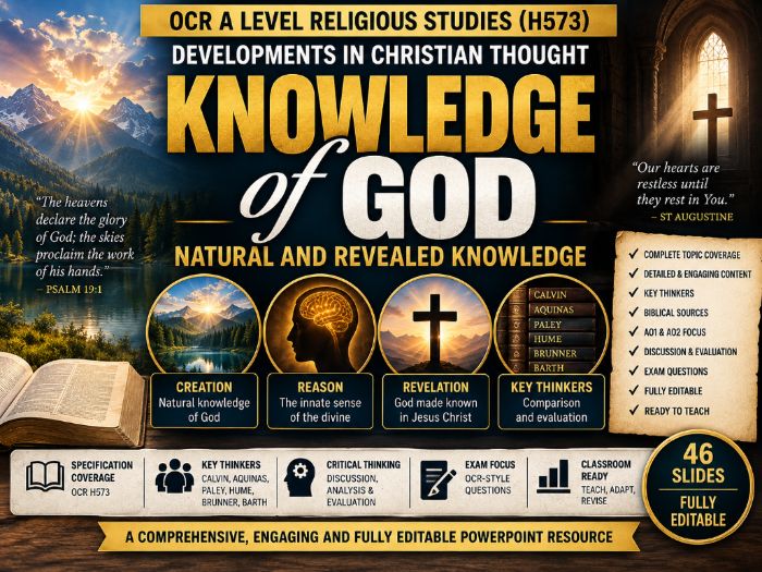 A Level Religious Studies: Knowledge of God - OCR H573 DCT