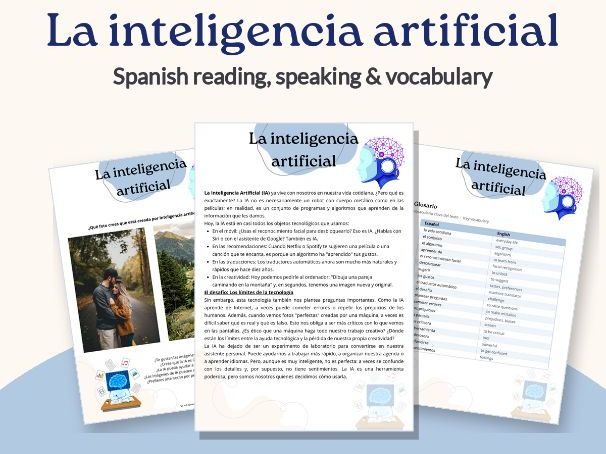 La inteligencia artificial: Spanish lesson on AI