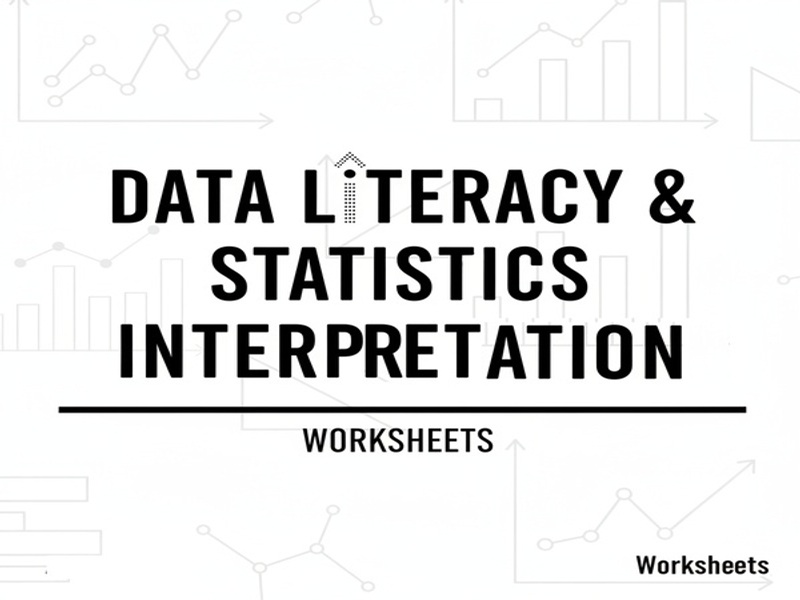 Data Literacy & Statistics Interpretation Worksheets
