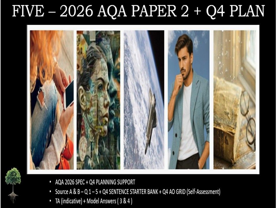 FIVE - AQA PAPER 2 | 2026 FULL MOCKS | Q4 PLAN