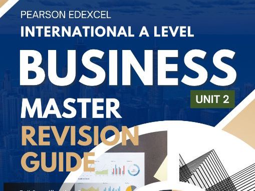 Edexcel Pearson IAL Business Unit 2 (WBS12/01) Master Revision Guide: Managing Business Activities
